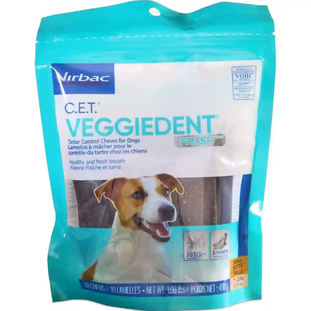 Cet Veggident Fr3sh Chew Sm 30