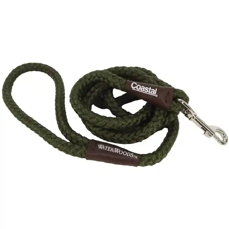 WW Braided Rope Leash - Green