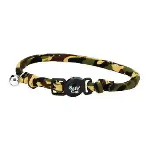 Round Fashion Collar, Camo, 3/8" X 8"-12"