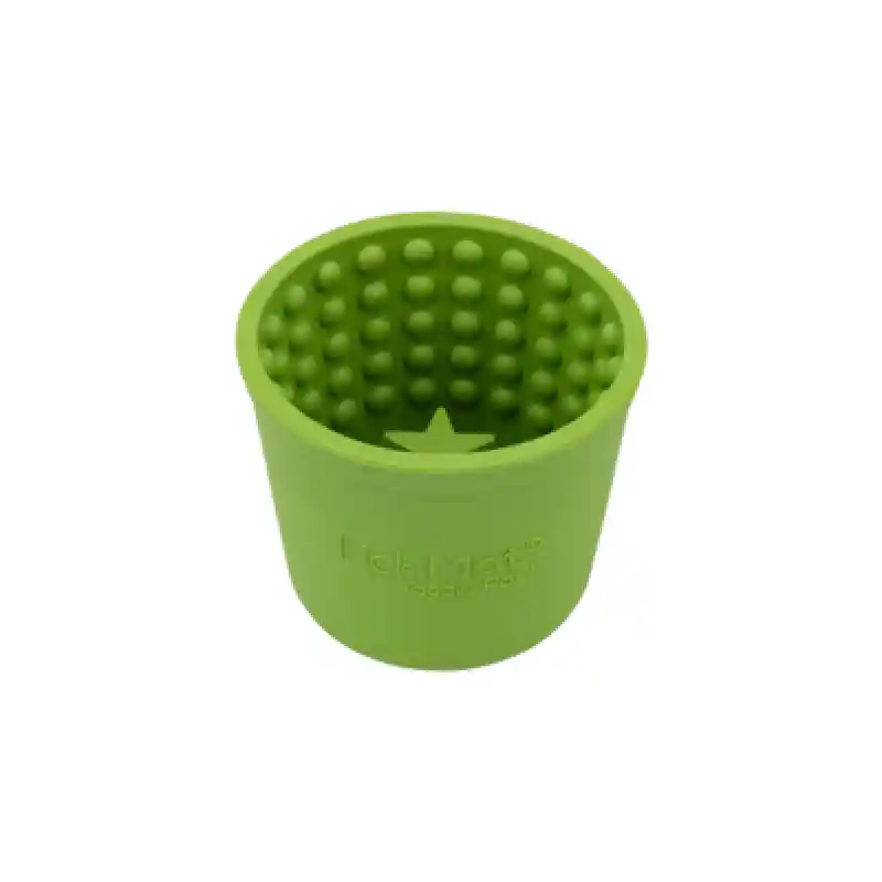 Lickimat Yoggie Pot Green