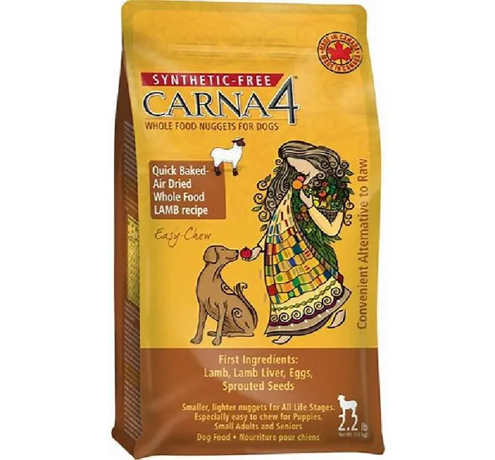 Carna4 Dog Air Dried Kibble Chewy Lamb 2.2lb