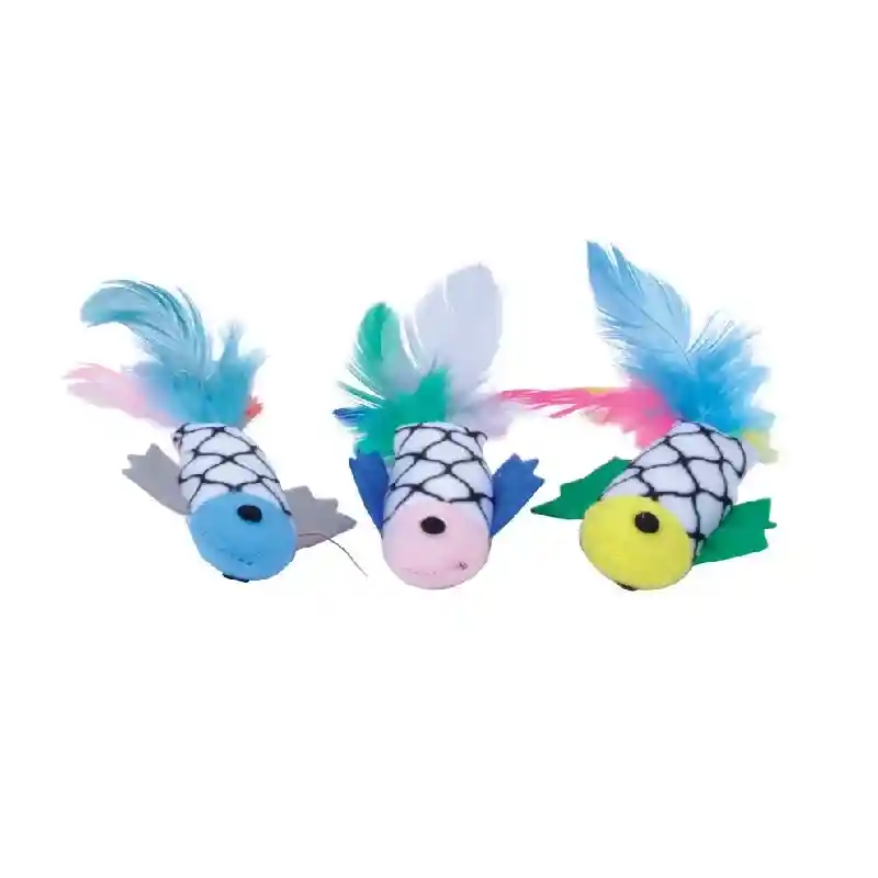 Turbo Fish W/ Feathers