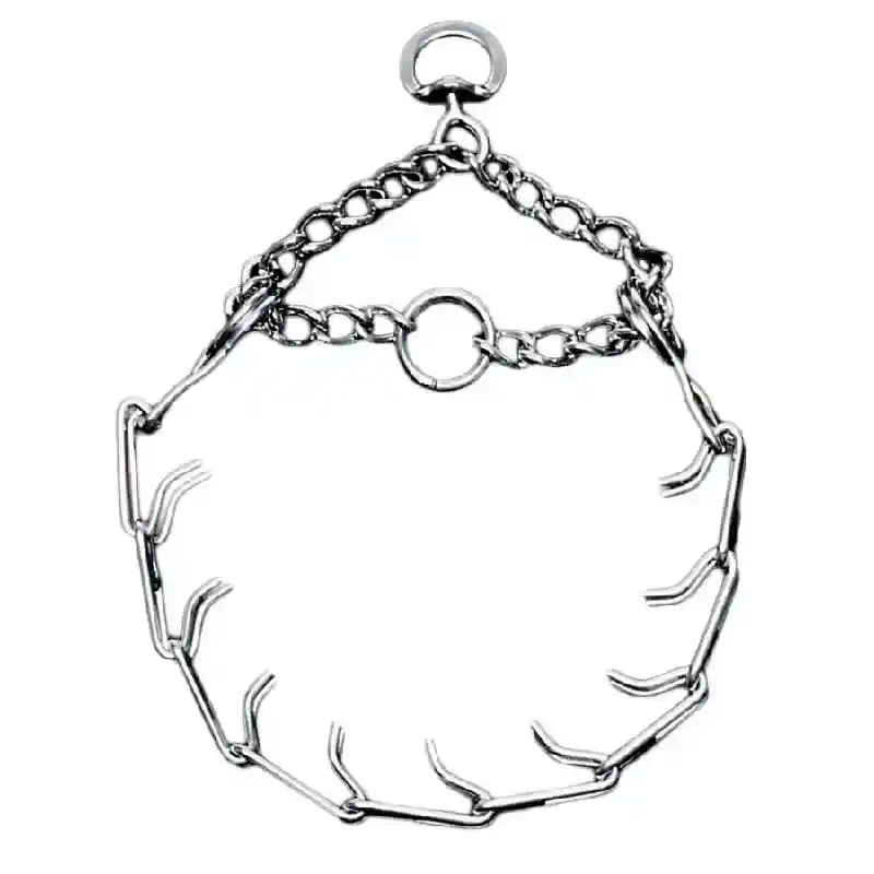 Dog Prong Training Collar - Chrome 2.0 Mm X 14"