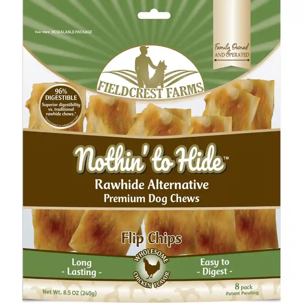 Nothin to Hide Chicken Flip Chips 8ct Bag
