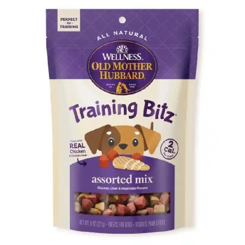 Bitz Assorted S Crunchy Baked Dog Trt 8-oz Bag