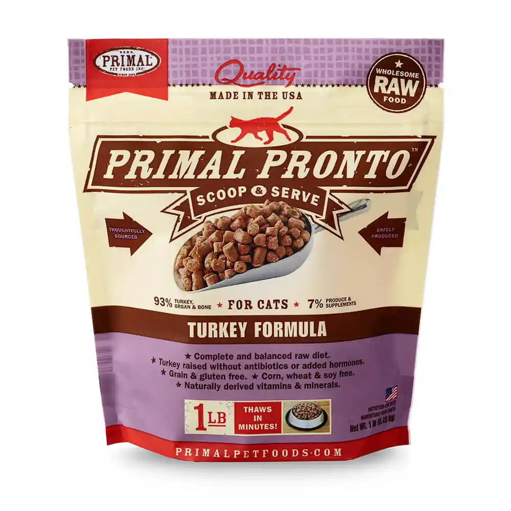 Primal Pronto Cat Turkey 1lb