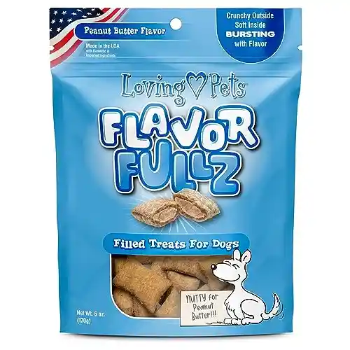 FLAVORFULLZ DOG TREATS PB 6oz