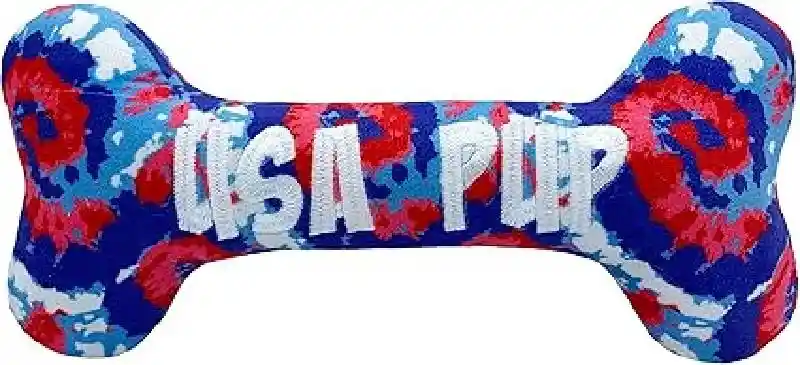 Power Paws Plush USA Pup Bone Sm