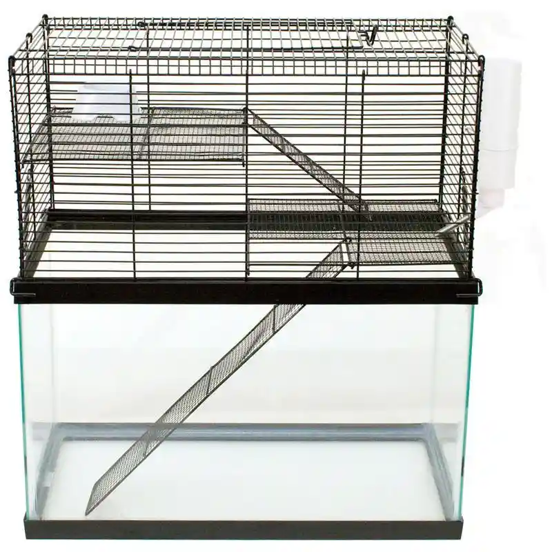 Small Animal High-rise For 10 Gallon Tanks Black