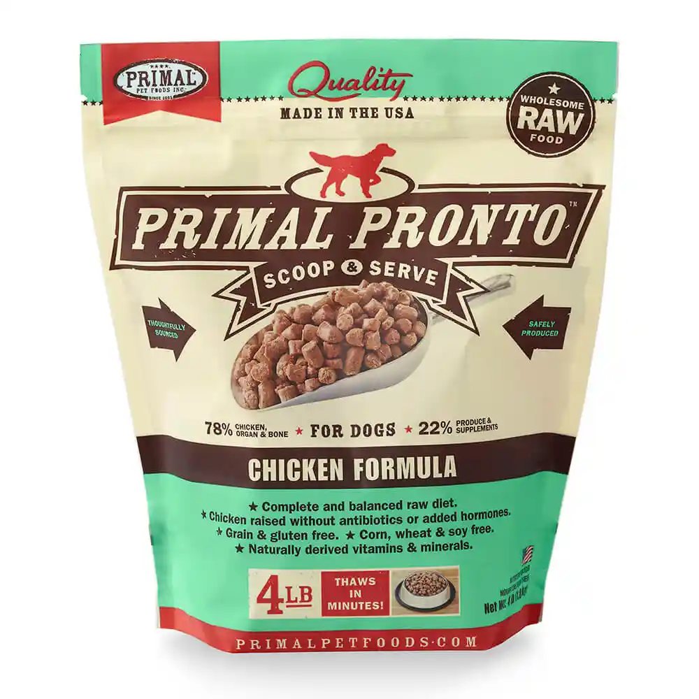 Primal Pronto Chicken K9 4lb