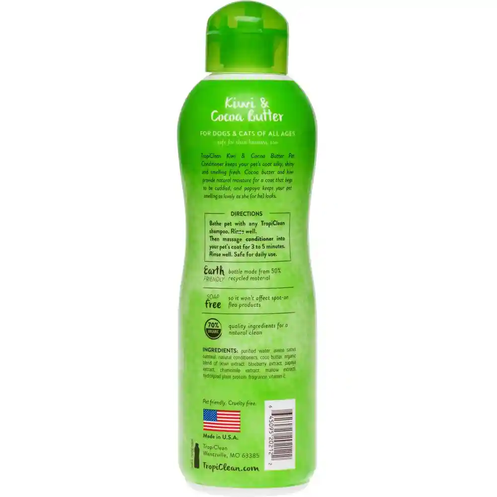 Tropiclean Conditioner Vanilla Bean 20oz