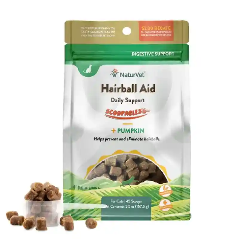 naturvet Scoopables Cat Hairball Aid 5.5oz