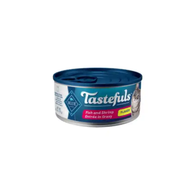 Blue Taste Cat Shrimp Fish Flake 5.5z