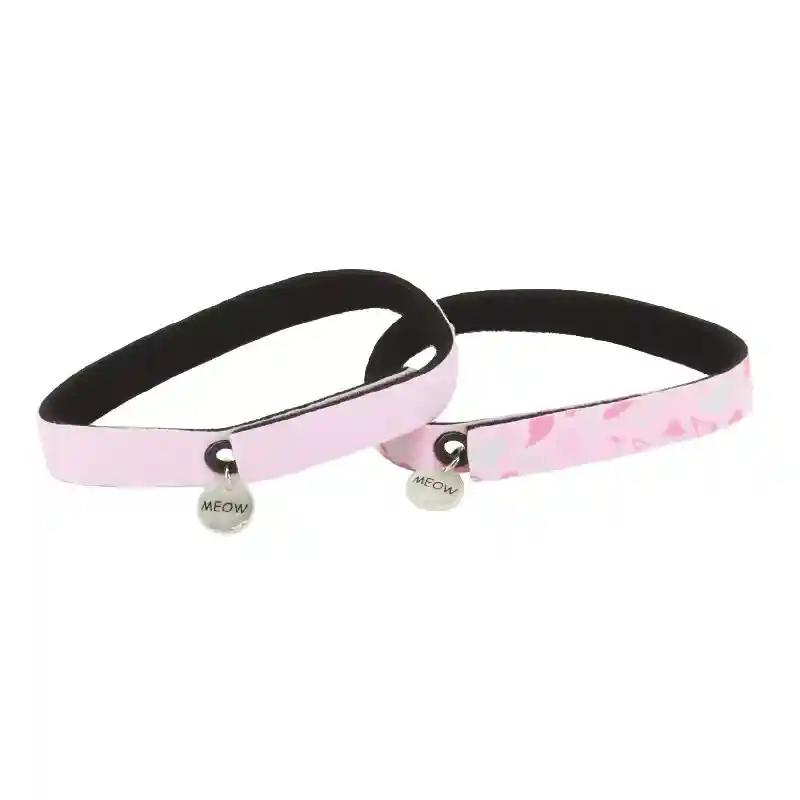 Elastacat Coastal Elastacat Flexfit Cat Collar, Hearts And Pink, 3/8" X 12", 2 Pack by Coastal Pet Products