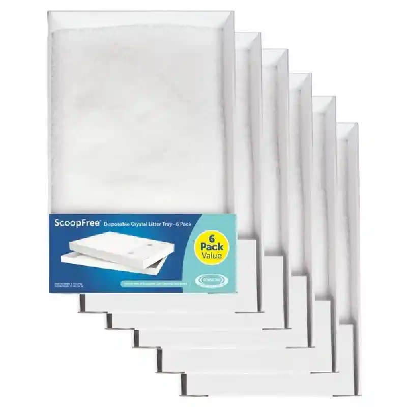 Scoop Free Disposable Litter Tray Fresh 6pack