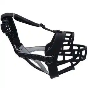 Soft Basket Muzzle, Black, 03