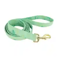 Metallic Leash Grn Leaf 5/8"X6'