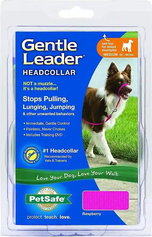 Gentle Leader Qr Medium Raspbe