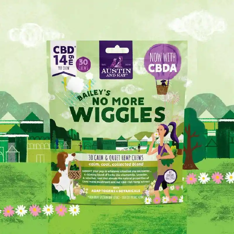 Austin & Kat Bailey's No More Wiggles Chews 14-mg