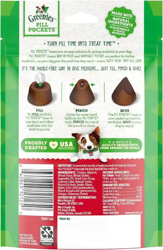 Pill Pockets Smoke Tablet 3.2-Oz
