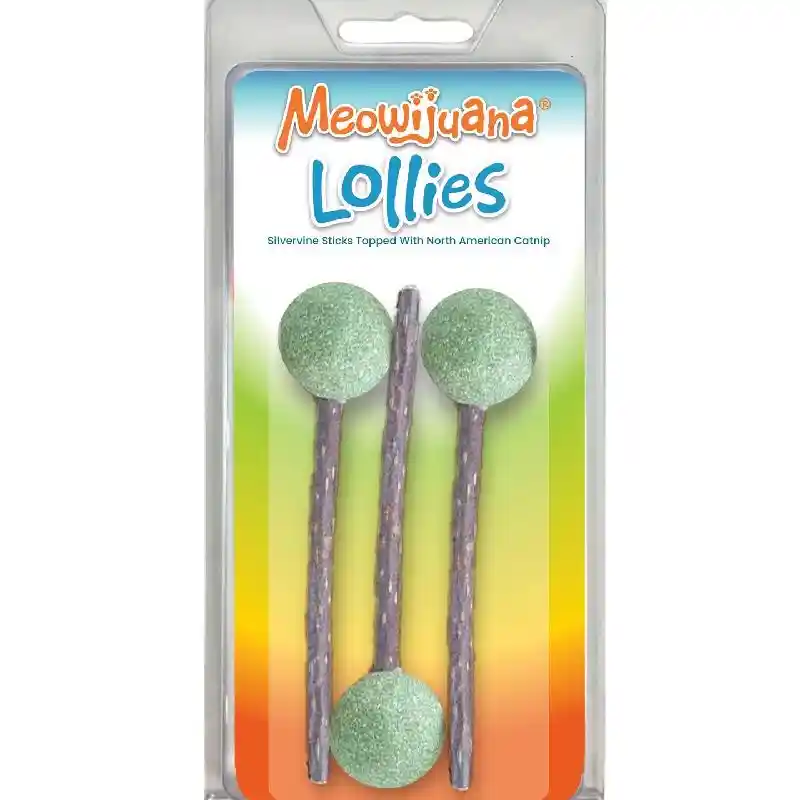 Meowijuana Catnip & Silvervine Lollies