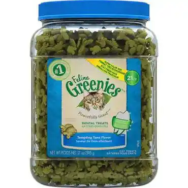 Feline Greenies Tempting Tuna - 21-oz Canister