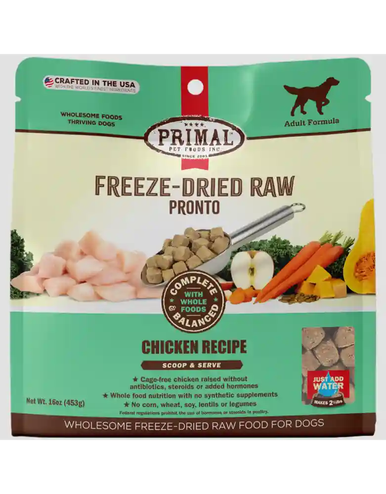 Primal Dog Pronto Raw FD Chicken 16oz