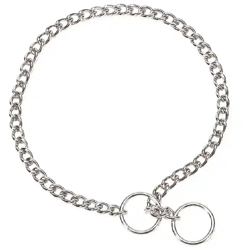 Chain Training Dog Collar, Chrome, 3.0 Mm X 26"