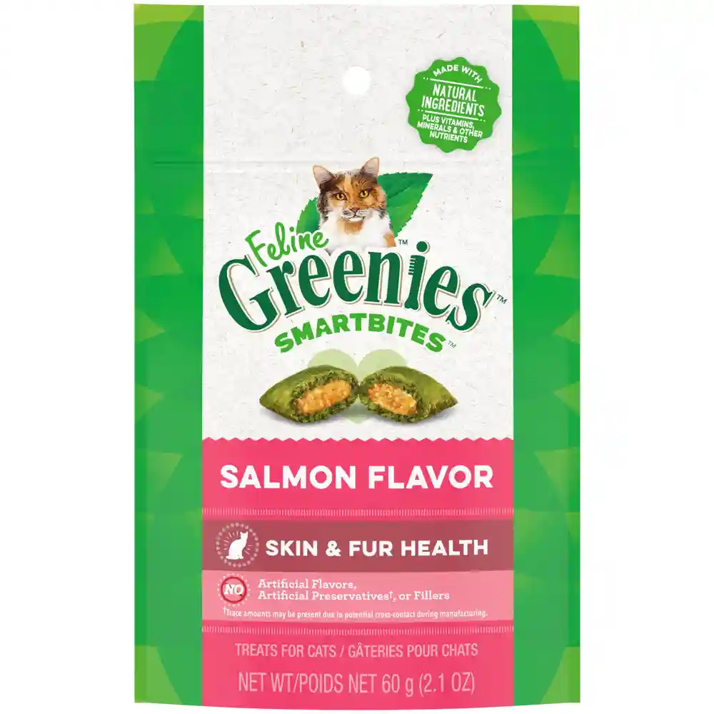 Greenies Smartbites Salmon Skin Fur 2.1