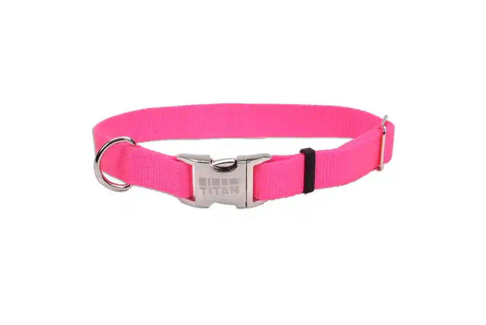 3/4" Metal Clr Pla Neon Pink