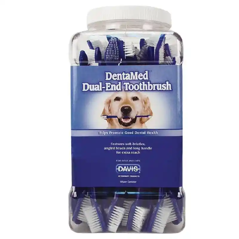 Davis Dual End Toothbrush Blue by Davis Manufacturing