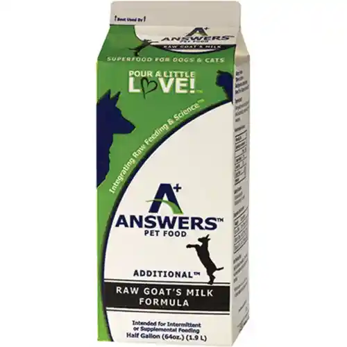 Answers Additional Raw Goat Milk 64oz