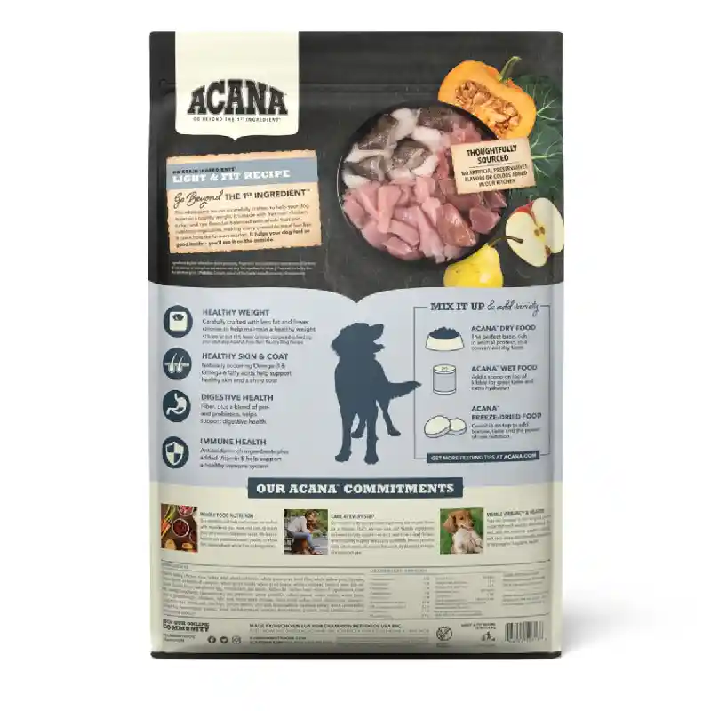 Acana Light Fit 25lb Dog