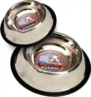 Ruff N Tuff Traditional No-Tip Stainless Steel Dish 16oz