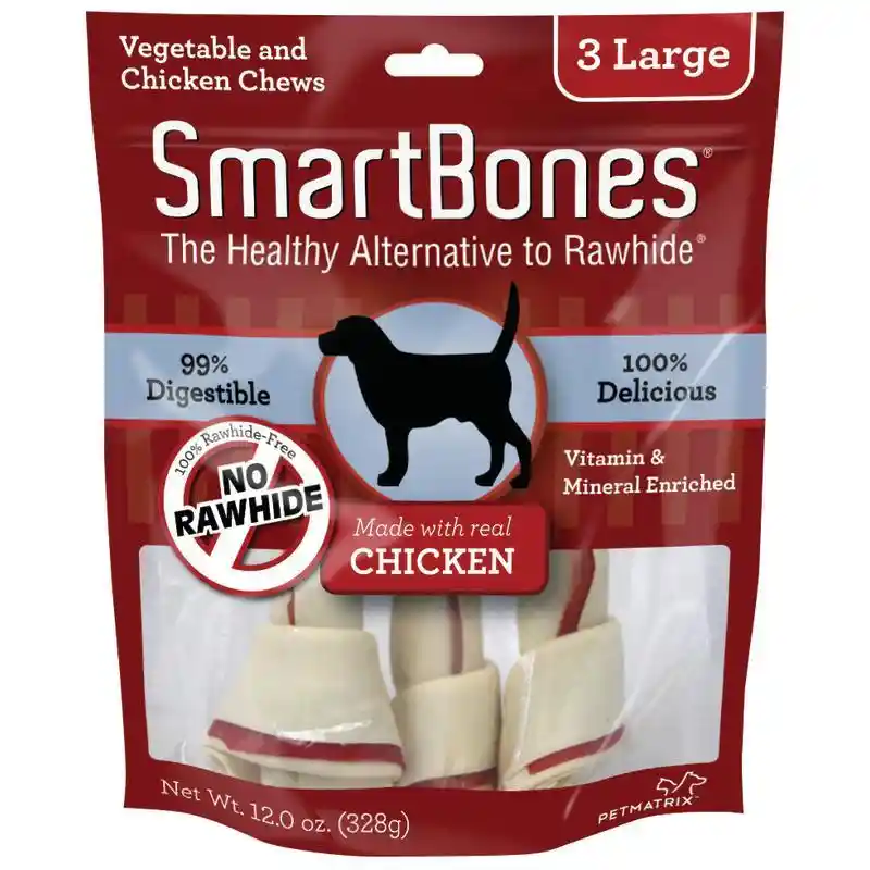 SmartBones Chicken Classic Chew - Large 3ct