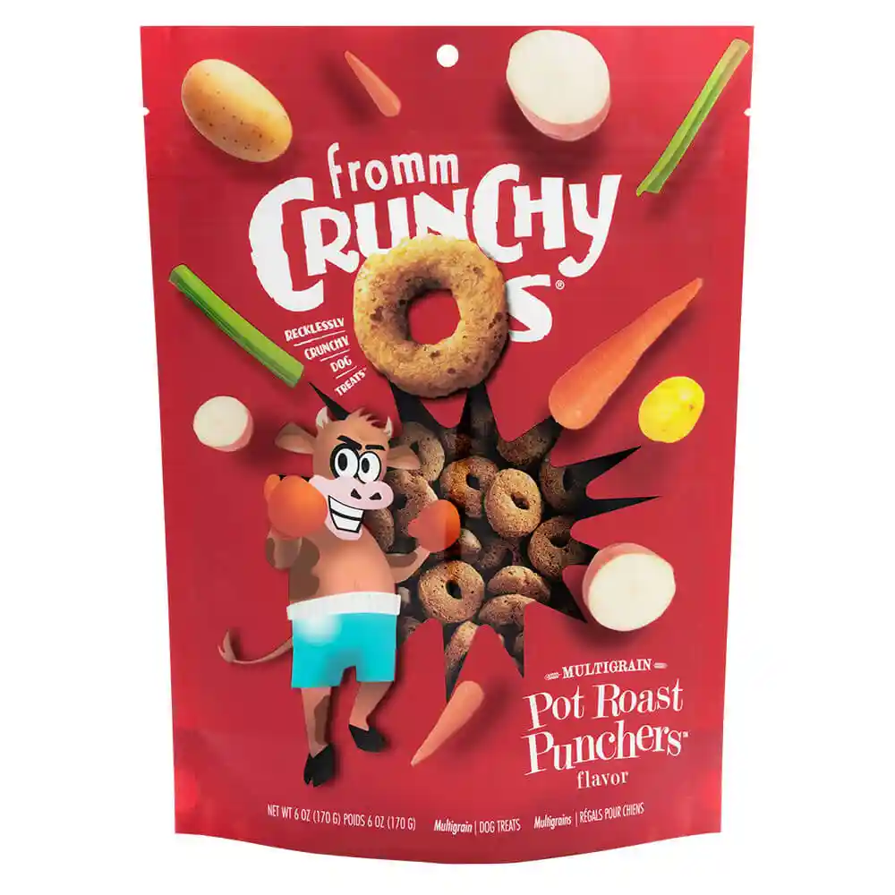 Fromm Treats Dog Crunchy O's Pot Roast Punchers 6