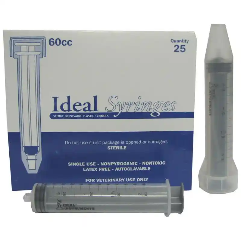 Syringe 60 Cc Ll 20 Count 60mm