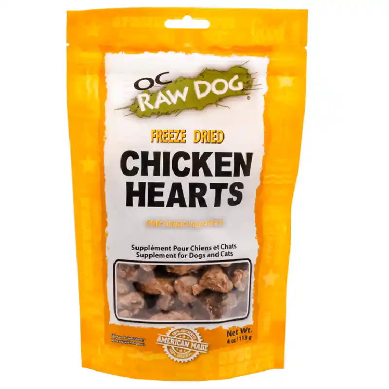 Oc Raw Fd Chicken Heart 4oz