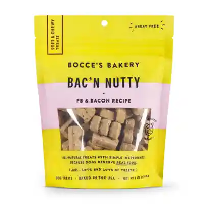 Bocces Soft Chewy Bacon Nutty 6oz