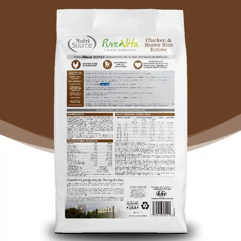 Chicken & Brown Rice Entrée, 5lb