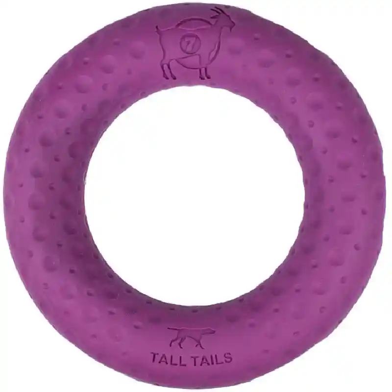 Tall Tails 7 In Goat Rubber Ring Purple