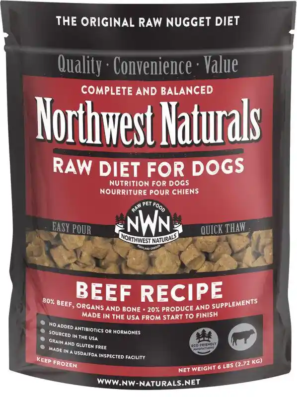 NWN Frozen Beef Dinner Nuggets Bag 6 Lb