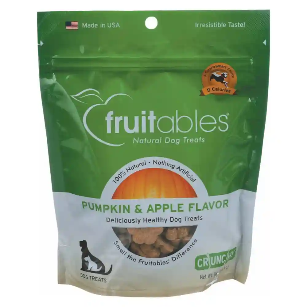 Pumpkin & Apple Flavor Crunchy Dog Treats 7-oz