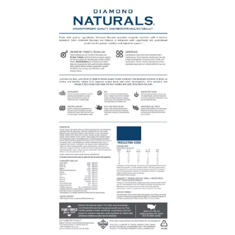 Naturals Small Breed Puppy 40#