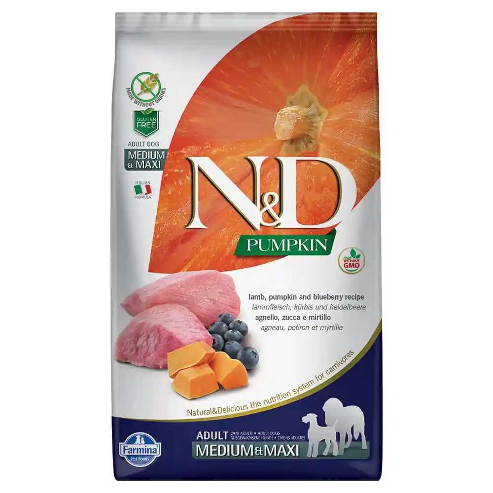 Farmina N&d Pumpk Lamb/blueberry Med/max 26.4-lb