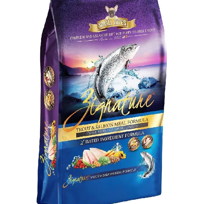 Zignature Dry Dog Food Sm Bite Trout Salmon 4-lb
