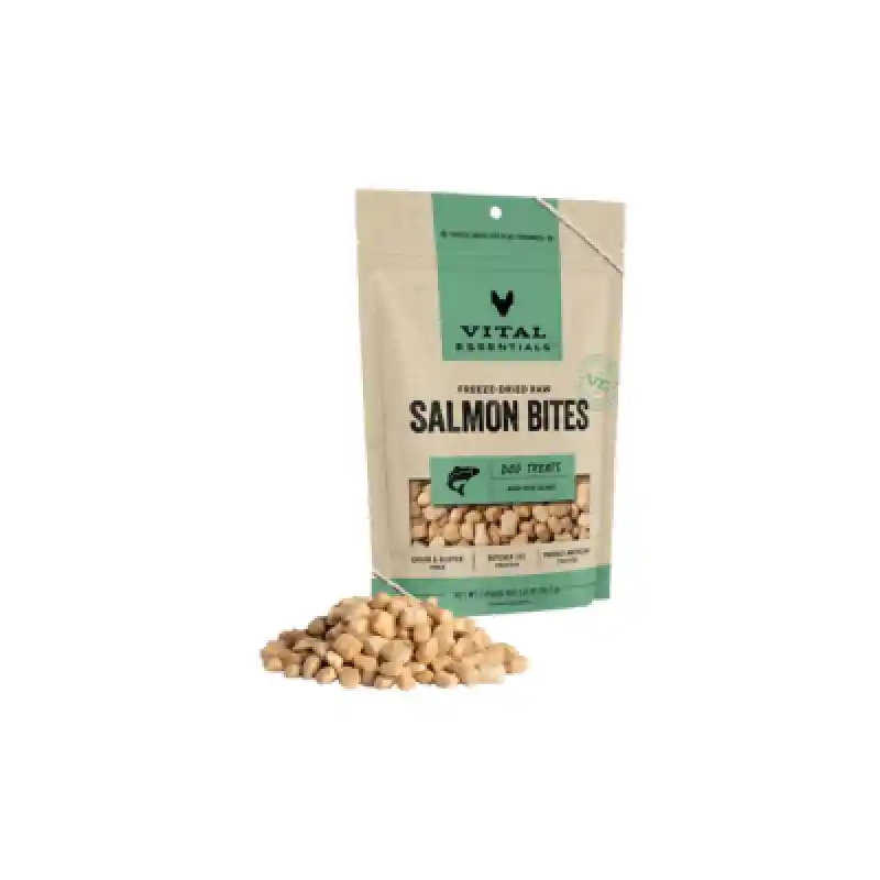 Vital Essentials Dog Treat Fd Bites Salmon 5 Oz
