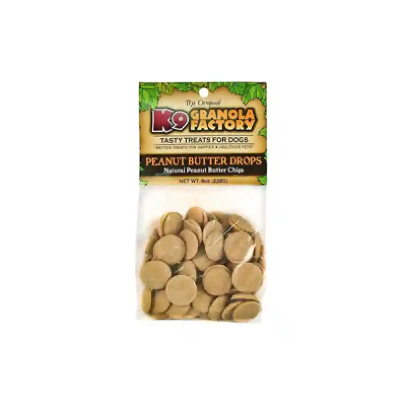 K9 Granola Factory Peanut Butter Drops 8 Oz