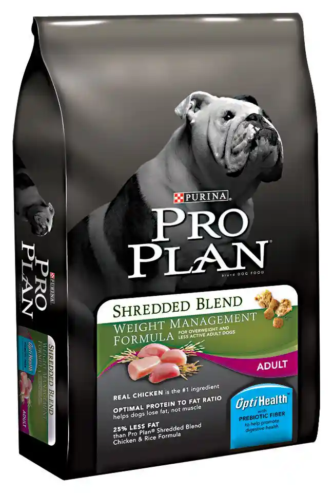 Pro Plan Weight Management Shredded Dog 18 Lbs