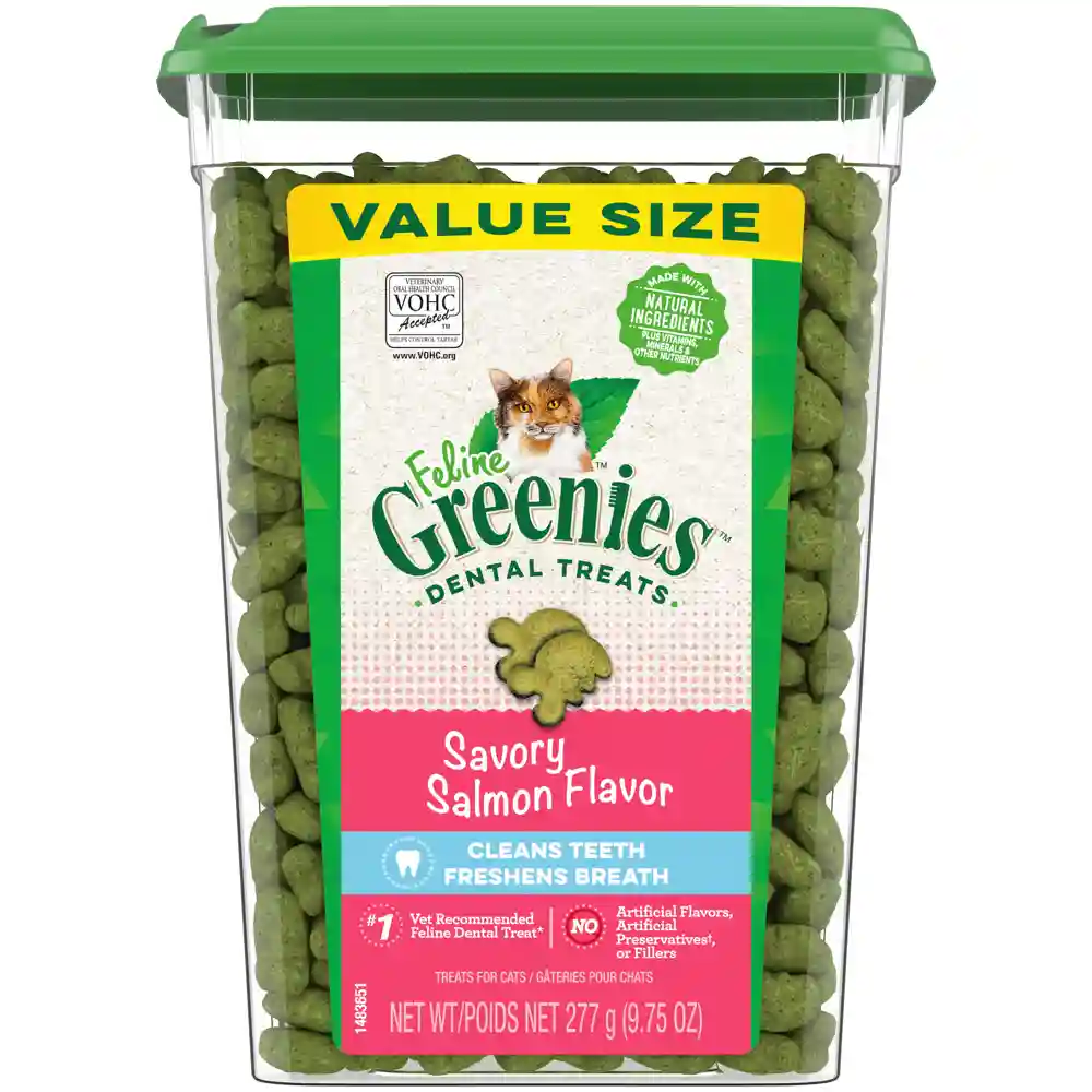 Greenies Feline Salmon Tub 9.75z